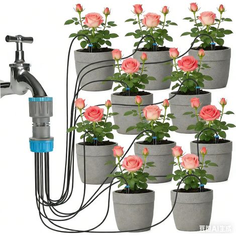 Kit dirrigation goutte goutte 10 sorties pour plantes (1/5)