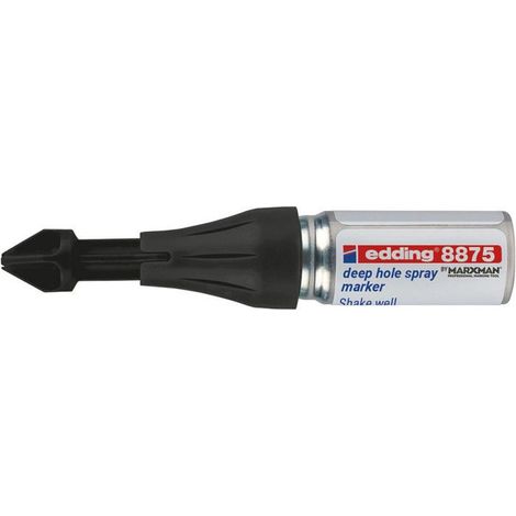 Marqueur - Spray - Zones inaccessibles - Noir - Craie - Non permanent - Edding 8875