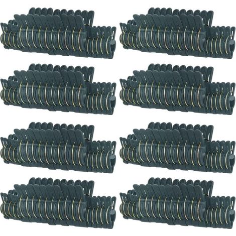 160 Pieces Garden Plant Clips Adjustable Support Clips for Tomatoes, Roses, Cucumbers and Other Climbing Plants (80 Large + 80 Small) (1/5)