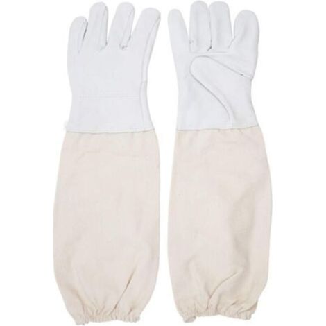 Schutzhandschuhe aus Ziegenleder für Imker mit belüfteten Ärmeln, Universalmodell, Lederhandschuhe für Imker, Imkereigeräte