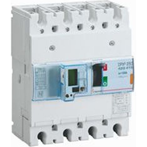 Disjoncteur électronique avec unité de mesure DPX³250 pouvoir de coupure 25kA 400V - 4P - 100A - LEGRAND (1/2)