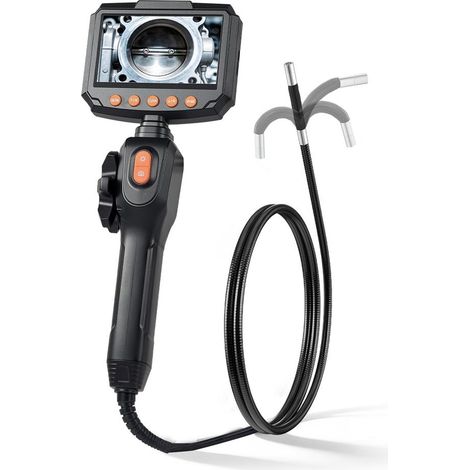 Sonde Articulée 180° Caméra Endoscopique Écran IPS 4,3" Zoom 8x pour Inspection Automobile et Canalisations (1/5)