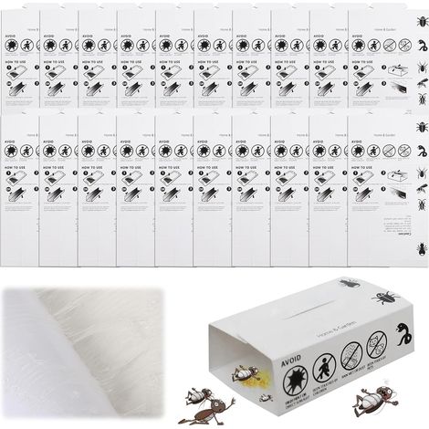 Pièges à Cafards Puissant,20 pièces Piege Cafard,Pièges À Cafards,Anti Cafards,Produit Anti Araignée,pour Jardin Maison Cuisine Salle de Bain Bureau (1/5)