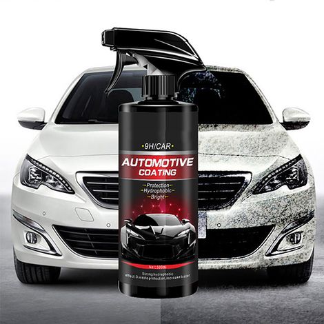 Flüssiges Autowachs-Politurspray, hydrophobe Deckschicht, Kratzerentferner, Detailpflege für Fahrzeuge, 500 ml (1/5)
