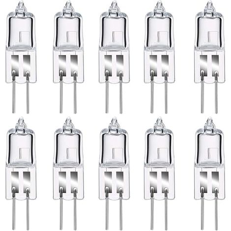 Lot de 8 Ampoule Halogene G4, Ampoule G4 Blanc Chaud 12V 20W, 2800K, 240LM, Intensité Variable, LampeHalogene G4, Lampe à Capsule Transparente pour Puck Light, lustre– Pas de scintillement,AAFGVC