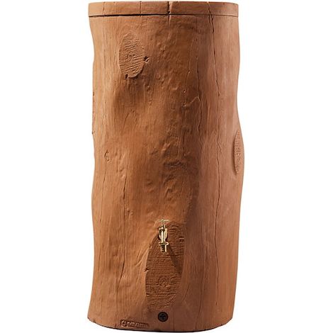 GARANTIA Regentonne WOODSTOCK Baumstamm 250 Liter lightwood