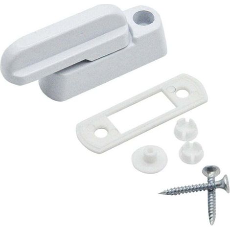 Serrure de Sécurité Enfant pour Porte Fenêtre Aluminium à Poignée Levier Guillotine T Lock