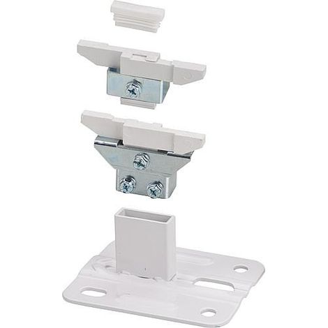 Standfix pour montage intérieur comprenant pied+console+supp+bouchon dimensions : 55-75 mm - blanc (1/4)