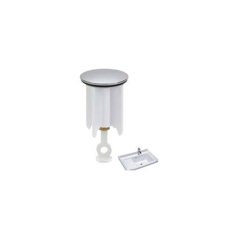 Copertura per scarico di alta qualità, copertura per base lavabo, copertura universale per lavabo, copertura regolabile per lavabo - copertura per bagno ⌀ 40 mm (40 anelli di trazione) - Crezuo