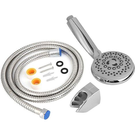 Ensemble de pommeau de douche réglable G1/2" pour salle de bain et usage domestique (1/5)