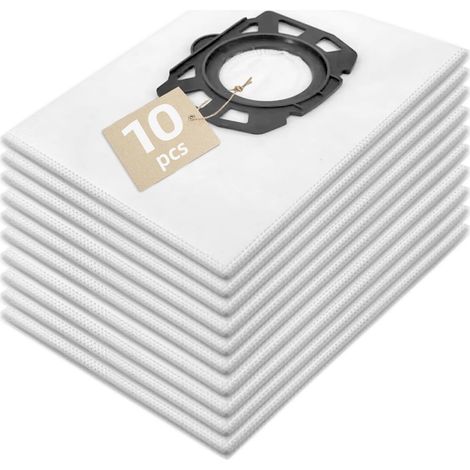 10er-Packung Staubbeutel 2.863-314.0 für Kärcher WD2 Plus, WD3 S, WD3 V, KFI 357, KWD, SE4001, SE4002