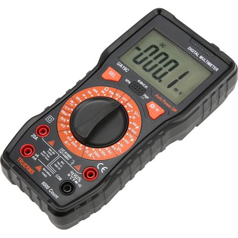 UA19C 20A/1000V LCD-Digitalmultimeter, hohe Präzision mit akustischem Signalgeber, tragbares Multifunktionsgerät für Zuhause und Werkstatt (1/5)