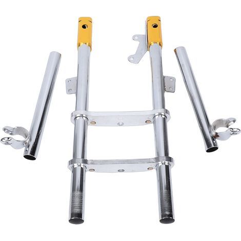 Amortisseurs de Suspension de fourche avant de vélo de saleté, pour Minimoto Mini Quad Pocket de 47ml 49ml, ensemble d'amortisseurs à Triple pince à arbre (1/4)
