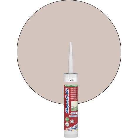 Mapei – Mastic silicone acétique pur 310 ml – Résistant aux moisissures – Pour bassins et sanitaires – Technologie BioBlock®
