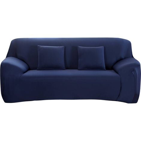 Housse de canapé extensible anti-poussière, protège-coussin pour causeuse, revêtement élastique lavable (1/5)