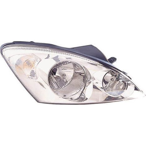 Phare avant droit base chromée H1/H7 Kia Ceed 1 phase 1 2006-2009