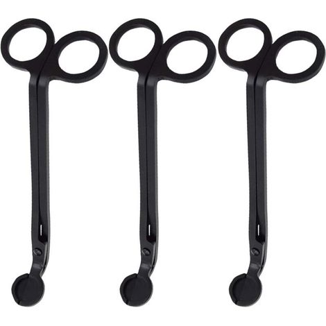Candle Wick Scissors - Wick Trimmer - Scissors - Scented Candles - Stainless Steel Wick - Oil Lamp - Candle Accessories - Scissors - Black (3) (1/5)