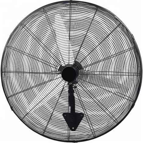 Ventilador de Pared 75 cm 200 W Negro  3 Aspas  3 Velocidades  Ventilador Industrial de Alta Potencia (1/5)