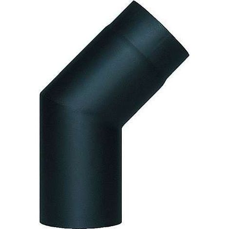 Smalbo 9769815 Sweden Gomito 45° acciaio Ø 15 cm spessore 2 mm colore Nero (1/2)