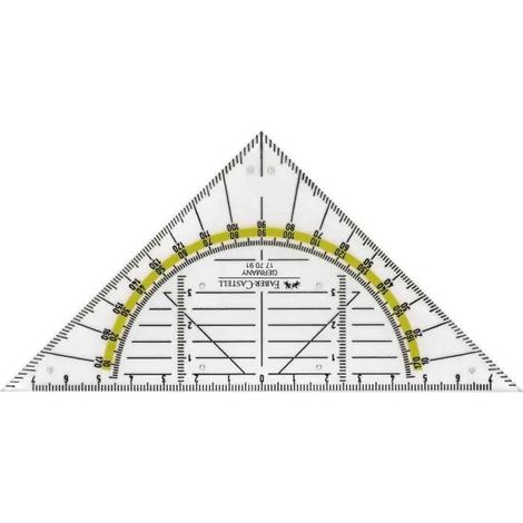 Winkelmesser Castelli BK 25 transparent 140 mm Kunststoff