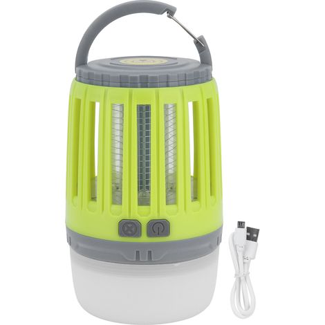 Lampe anti-moustique USB LED à faible consommation, lumière violette et blanche, silencieuse, portable, répulsif à insectes, veilleuse. (1/5)