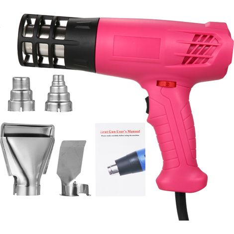 Irovami Machine air chaud 1600-2000W – 4 buses, thermorétractable – Idéal pour DIY, décapage, résine (1/5)