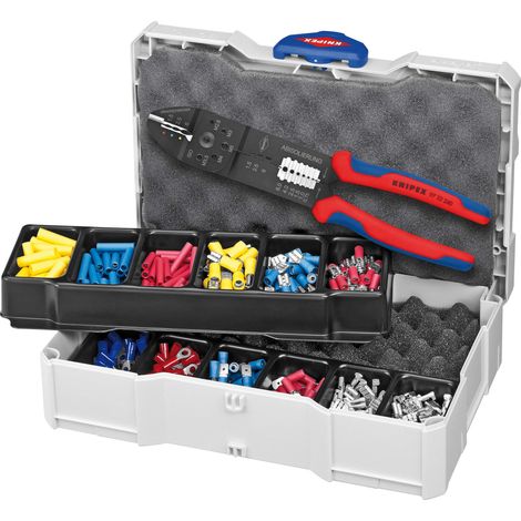 Draper 26150 KNIPEX 97 90 25 Crimp Assortment for Cable Connectors, 1 x 97 22 240, 13 Parts, 265mm