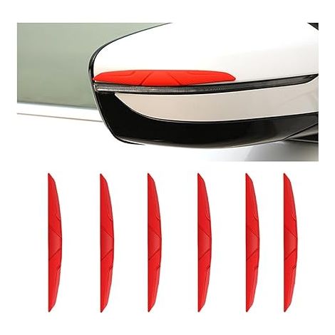Voiture Bandes Anti Collision, Bande De Protection Anti-Frottement Pare-Chocs, Protecteur De Bord De Porte Latérale Anti-Rayures pour Voiture, pour Tous Les Véhicules SUV(Rouge) (1/5)