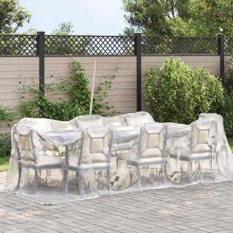Bâche transparente avec œillets 2x6 m polyéthylène (1/5)