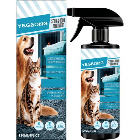Le nettoyant pour tapis YEGBONG, 120 ml, nettoie les taches sur les tapis, les coussins de canapé, les tapis de cage pour animaux, les draps et autres tissus. (1/5)