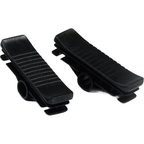 Kit 4 embouts plats 79,5 noir TUBESCA COMABI - 09007057