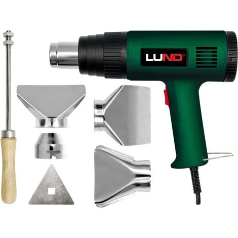LUND 79325-2000w pistola de aire caliente con accesorios/Lund /