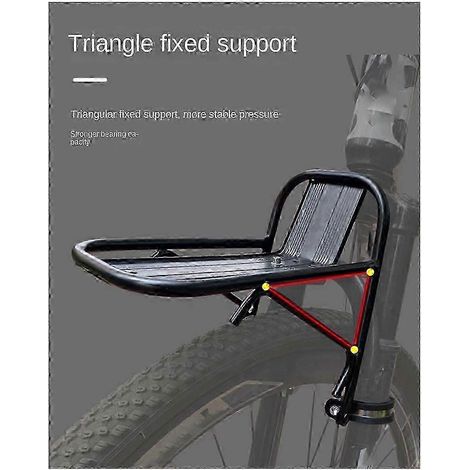 Porte-bagages avant pour vélo 2025, support de panier pour vélo de montagne, porte-bagages avant en alliage, équipement de vélo (1/5)
