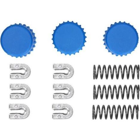 3 Kits de Ressorts pour Tête de Coupe-fil Husqvarna T35 – 2,5 Pouces, Fixation à Œillet et Bouton Convexe, Pièces de Rechange pour Débroussailleuse (1/5)