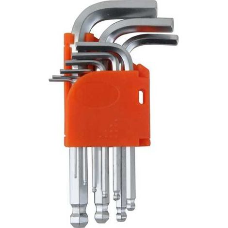 Clés Allen 1,5/10 pcs. 9 Cv Sphère C Haute 04143