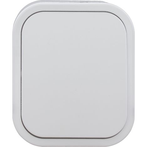 B2 GNIAZDO POJEDYNCZE N/T Z/U IP54 BIAŁE KLAPKA BIAŁA - E+9001082 (1/2)