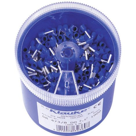 SAUPOUDREUSE EMBOUT 2,5 MM²-BLEU KLAUKE GR473/8DO (1/2)