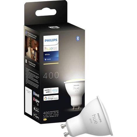 [NEUWERTIG] B-Ware Philips Hue LED-Leuchtmittel GU10 warmweiß dimmbar Cloud-Anbindung Google Home (1/2)
