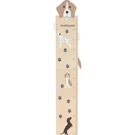 Toise Enfant Chien "Scott" 140cm Beige (1/5)