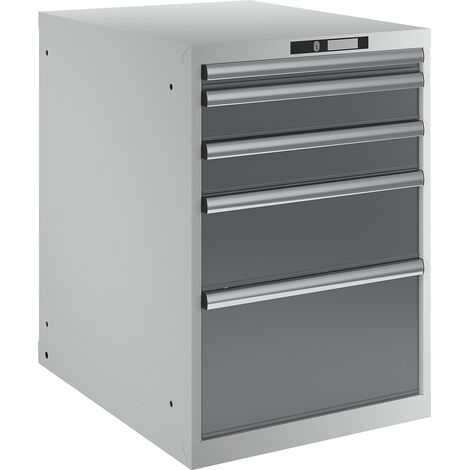 LISTA, Armoire à tiroirs, serrure à cylindre interchangeable
