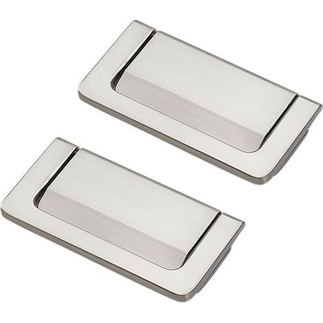 Poignée De Porte Coulissante Adhésive, Poignée Adhésive, 2 Poignées D'armoire Sans Poinçon, Poignées Anti-Humidité Et Antirouille Pour Armoire, Placard, Tiroir (Argent) (1/5)