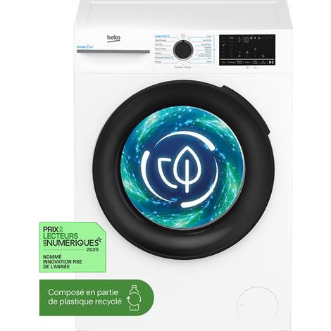 Beko BM3WFU410411B B300 Lave-linge 10 kg 1400 tr/min vapeur SteamTherapy