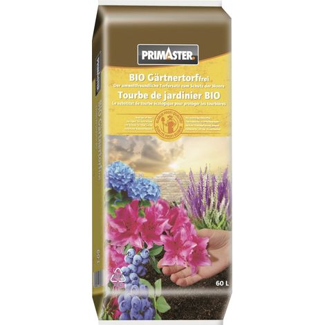 Primaster Bio Gärtnertorffrei 60 L Erde