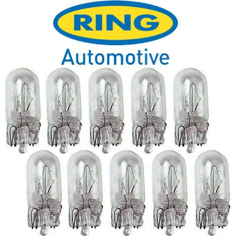 AMPOULE 12V 5W WEDGEBASE W2.1X9.5D (BOITE DE 10) RING