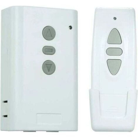 Interrupteur de télécommande sans fil, récepteur AC 220V 433MHz, contrôleur d'apprentissage, émetteur RF bidirectionnel à 3 touches, télécommande pour la commande de rideaux. (1/5)