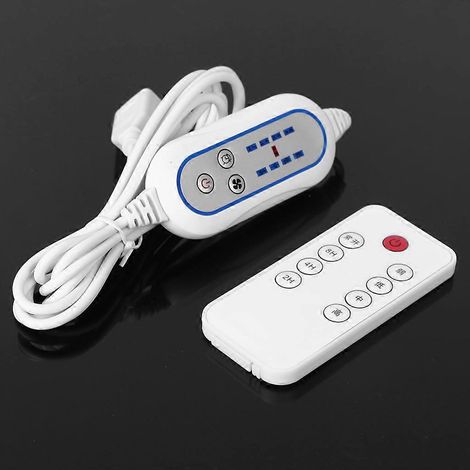 Télécommande universelle à 4 vitesses réglables pour ventilateur USB avec lumière LED (1 pièce) (1/4)