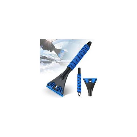 Grattoir à Glace pour Voiture, Grattoir Pare Brise Voiture, 2 en 1 Brise à Neige d'hiver, Grattoir Brise Voiture Ergonomique Douce, Poignée Ergonomique Douce Pare Voiture, SUV