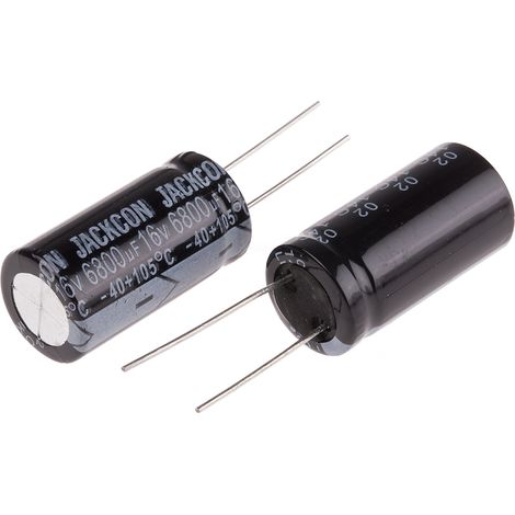 Condensateur RS PRO 6800µF, 16V c.c.