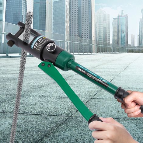Tonne hydraulische Crimpzange, Seil YQK300 Drahtgeländer-Crimper, hydraulisches Handcrimpwerkzeug