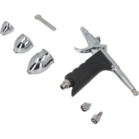 Ce kit aérographe multifonctionnel convient à l'art du cuir, au travail du métal, à la décoration d'ongles de voitures, aux tatouages, aux gâteaux et bien plus encore. (1/5)